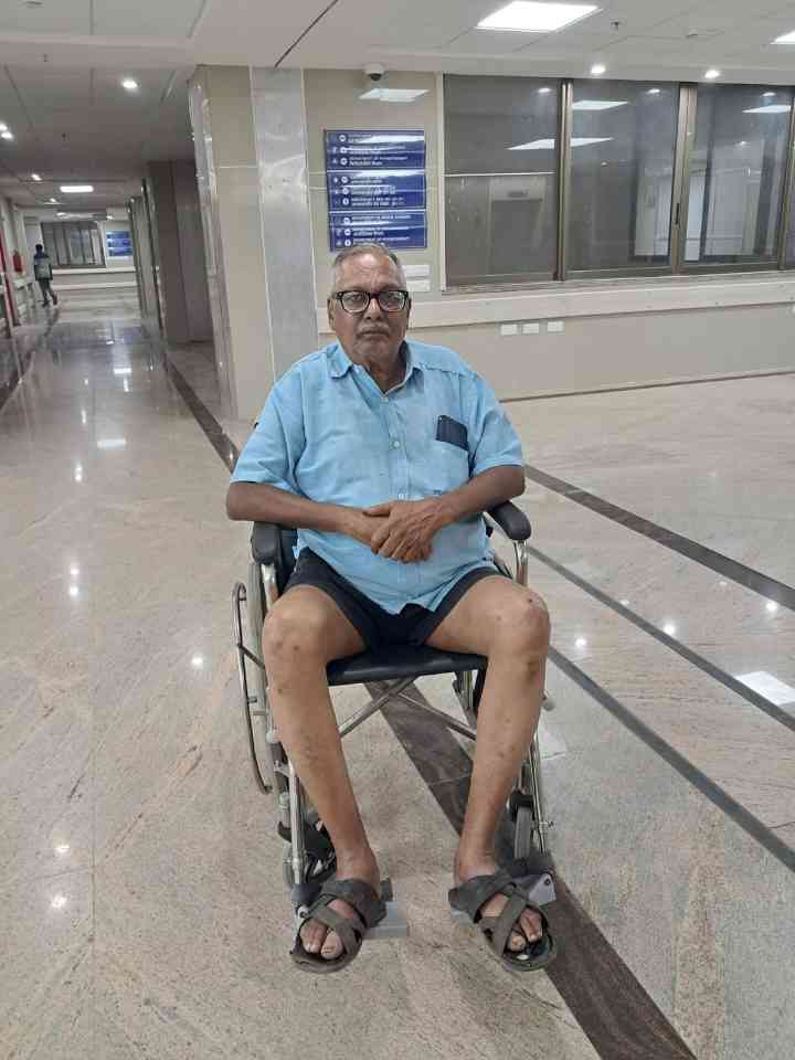 भारतीय जन महासभा के अध्यक्ष धर्म चंद्र पोद्दार सड़क दुर्घटना में घायल।