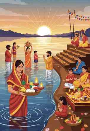 सूर्य से प्रयोग बना लोकपर्व, सौर मंडल में पृथ्वी की प्रकृति साधना का तप है छठ का लोक अनुष्ठान: आचार्य संजय तिवारी