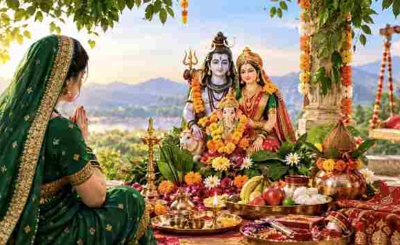 हरितालिका तीज : अहिवात के लिए प्रकृति में तप का पर्व:- आचार्य संजय तिवारी